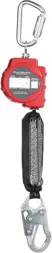 Miniatura 4 de 3M Protecta Línea de Vida Autorretráctil con Mosquetón 3100513, Correa, Gancho de Acero a Presión, 11 pies.