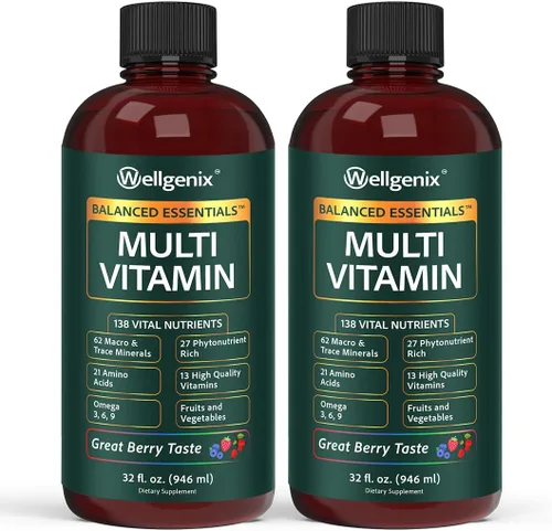 Miniatura 9 de Suplemento líquido nutricional Balanced Essentials, 32 onzas, Very Berry, HBE, 1, 1