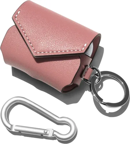 Miniatura 7 de GreedyFarmers - Funda para AirPods Pro con mosquetón de llavero, funda protectora de cuero de primera calidad para carga inalámbrica AirPods Pro