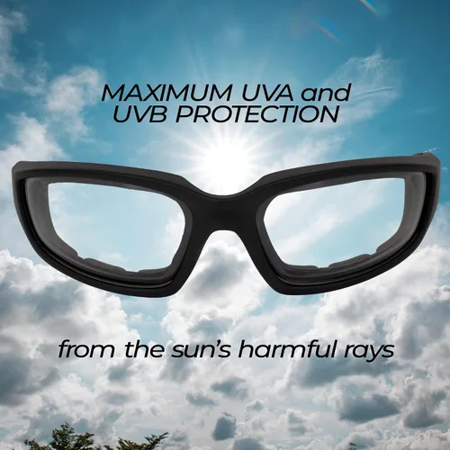 Miniatura 4 de Global Vision Eyewear - Gafas de sol Kickback con espuma EVA Lente Transparente