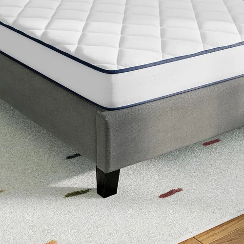Miniatura 8 de Novilla - Colchón híbrido tamaño matrimonial de 6 pulgadas, híbrido de espuma y resortes, firmeza media, espuma certificada CertiPUR-US y resortes