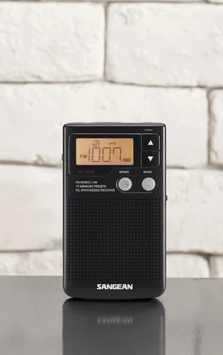 Miniatura 4 de Sangean DT-200X FM Stereo/AM Digital Tuning Pocket Radio Negro