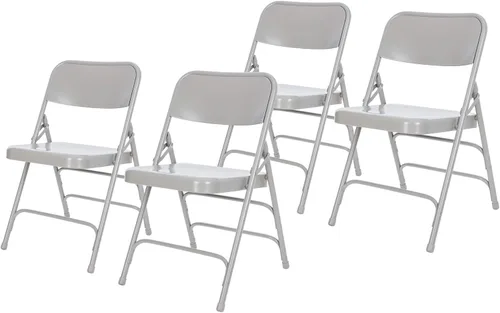 Miniatura 11 de OEF Furnishings Triple Brace Silla plegable de acero, azul