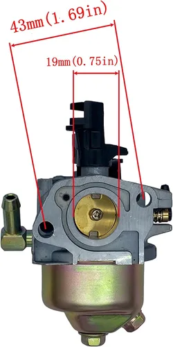 Miniatura 2 de YAMAKATO Huayi 951-05444 Carburador 175SC para Troy-Bilt Craftsman MTD 243cc 651-05444 Soplador de nieve Storm 31AM5CP3766 OEM..