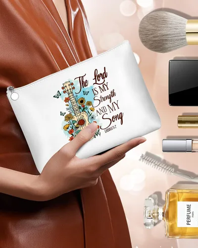 Miniatura 5 de Bolsa organizadora de maquillaje, hecha a mano, ideal para mujeres, mejores amigas, hermana, recuerdos de viaje, cumpleaños, San Valentín, Pascua