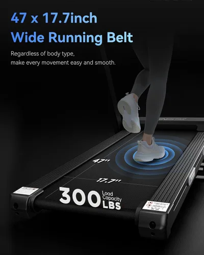 Miniatura 6 de Renestar Cintas de correr para el hogar, caminadora con inclinación automática, cintas de correr plegables para correr y caminar, capacidad