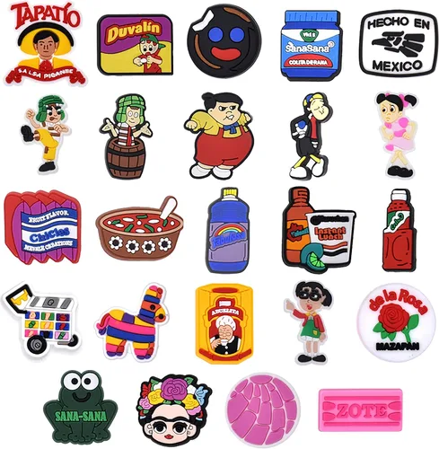 Miniatura 2 de Colgantes médicos para zapatos, Papacharms, nuevo mexicano, clip, hebilla, encantos para zapatos, papacharms, hombres y mujeres, decoración
