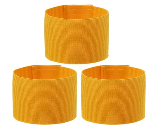 Miniatura 9 de ONLYKXY 3 brazaletes de capitán de 2.75 x 12.79 pulgadas, ajustable, para fútbol, baloncesto, voleibol, escuela, competencia, entrenador, jugadores