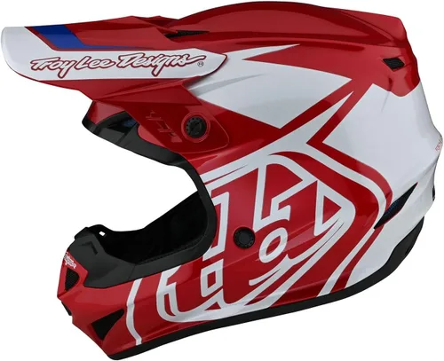Miniatura 13 de Troy Lee Designs Casco GP para Motocross MX Todo Terreno Rebanada azul/blanco