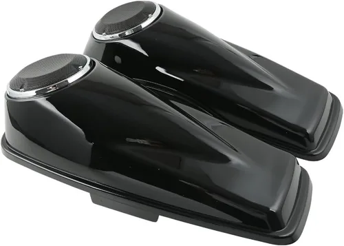 TCMT 6.5" Tapa de altavoz para alforja de motocicleta. Compatible con Harley 2014-2024 Touring, Street Glide, Road King, Road Glide, Electra Glide,