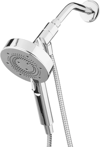 Miniatura 12 de Brondell Nebia Yuba HaloNetic - Cabezal de ducha magnético de mano con doble muelle, manguera de acero inoxidable de 60 pulgadas, 5 ajustes, negro