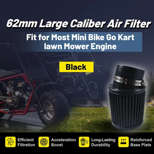 Miniatura 6 de HGC Filtro de aire de entrada de 2.441 in para Predator 212cc 196cc 6.5hp para Honda GX160 GX200 para Coleman CT200U BT200X CT200U-EX KT196 Baja