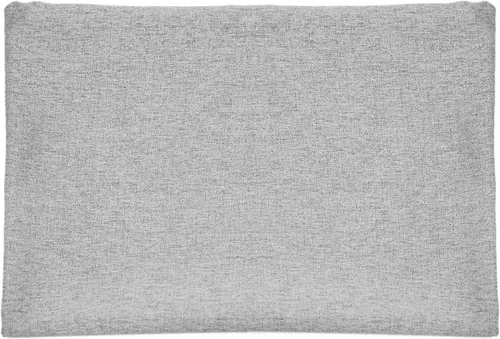 Miniatura 3 de Funda de almohada lumbar de lino gris oscuro de 19 x 11 pulgadas