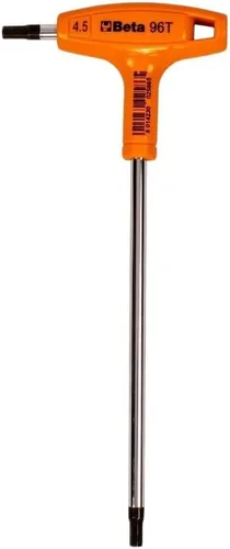 Miniatura 7 de Beta 96T Llave hexagonal con mango en T métrica de 3.5mm Llave Allen ergonómica de alto torque con puntas hexagonales duales Orificio