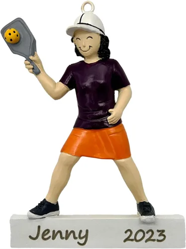 Miniatura 8 de Regalo de pickleball – Regalo de jugador de pickleball para hombres – Papá Abuelo Entrenador – Adorno de árbol de Navidad