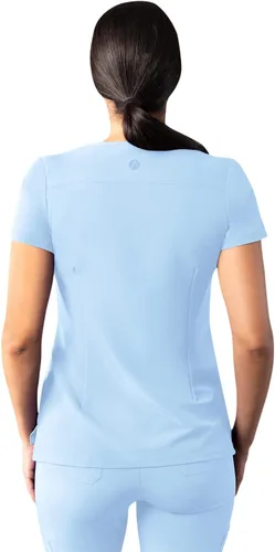 Miniatura 2 de Adar Addition - Ropa quirúrgica para mujer, moderna camiseta médica con cuello en V