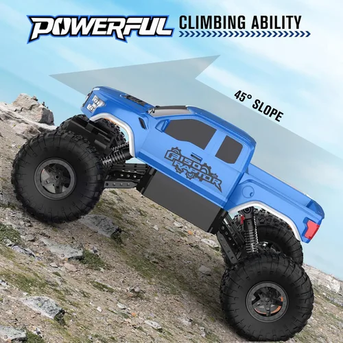 Miniatura 4 de DOUBLE E Ford Raptor F150 Coche de Control Remoto 4WD Camiones Monstruo para Niños, Vehículo Crawler Todo Terreno de 11 Pulgadas Coche de Juguete RC