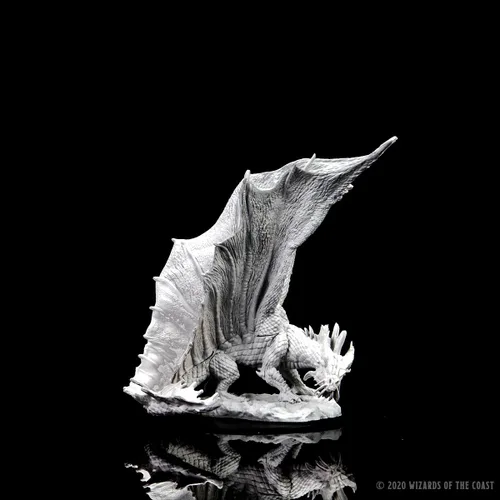 Miniatura 3 de Las maravillosas miniaturas de D&D Nolzur: Joven dragón dorado