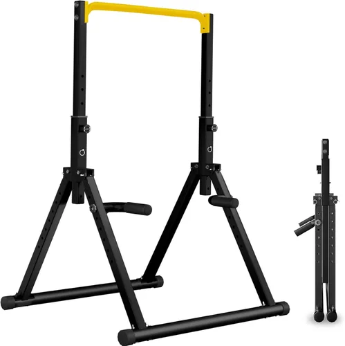 Miniatura 7 de DOBESTS Power Tower Pull Up Bar Free Standing, Adjustable Foldable Pull Up Station, Home Gym Strength Training Equipment 700LBS Black Style 1