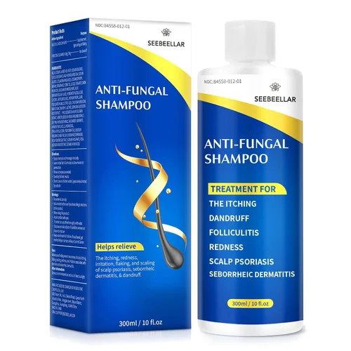 Champú de psoriasis Dermatitis seborreica Antifúngico anticaspa Champú foliculitis copos Tratamiento del cuero cabelludo para hombres y mujeres
