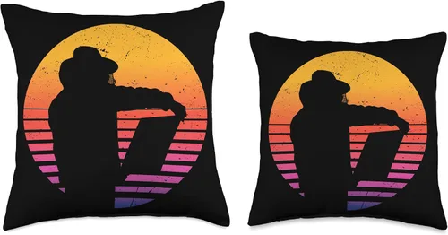 Miniatura 3 de Beekeepers Naturals Bee Pollen Honey Making Bee Lover Accessories Sunset Beekeeper Throw Pillow, 18x18, Multicolor