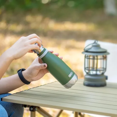 Miniatura 8 de Botella de agua para niños, botella de agua deportiva de acero inoxidable de 12 onzas con aislamiento al vacío para la vuelta a la escuela, botella