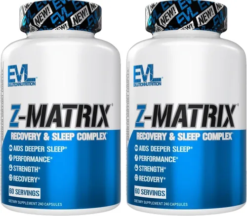 Miniatura 10 de EVL Suplemento de recuperación post entrenamiento, magnesio y zinc, ZMatrix Zinc Magnesio Aspartato Suplemento de recuperación muscular para apoyo