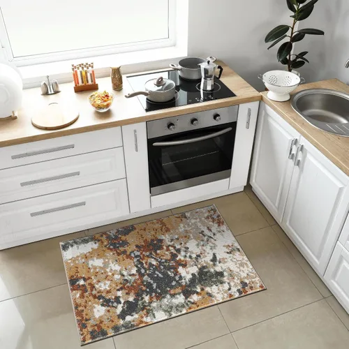 Miniatura 72 de Keen Home Design Alfombras de Pasillo - 2x8 que no desprenden pelusa, alfombra abstracta para cocina, sala de estar, dormitorio, comedor, entrada