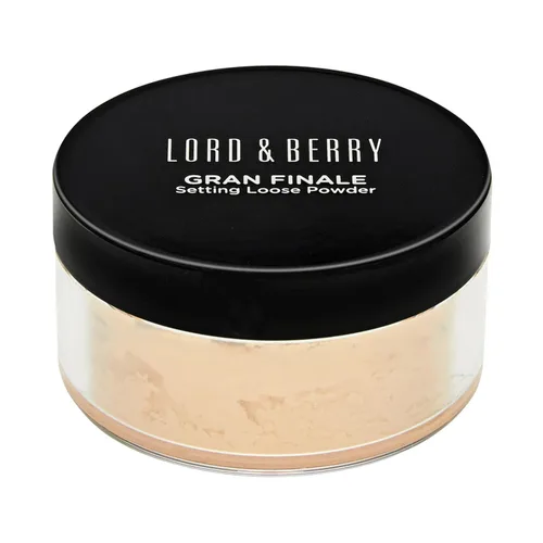 Lord & Berry Gran Finale - Polvo suelto fijador, plátano, 0.28 onzas