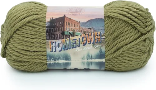 Miniatura 14 de Lion Brand Yarn Hometown - Ovillo de lana súper voluminoso para tejer, ganchillo y manualidades, 1 unidad, Phoenix Azalea