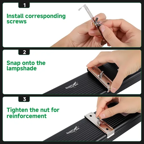 Miniatura 8 de T5 UVB - Lámpara de luz para reptiles cuadrada HO UVB Kit de iluminación de bombilla 10.0 UVB para reptiles, terrario, fluorescente, barra de luz