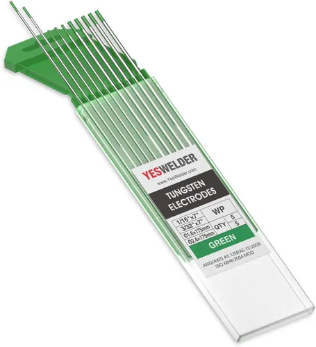Miniatura 9 de YESWELDER - Electrodo de tungsteno para soldadura TIG, ceriado al 2%, de 1/16 x 7 pulgadas (gris, WC20/EWCe-2), paquete de 10