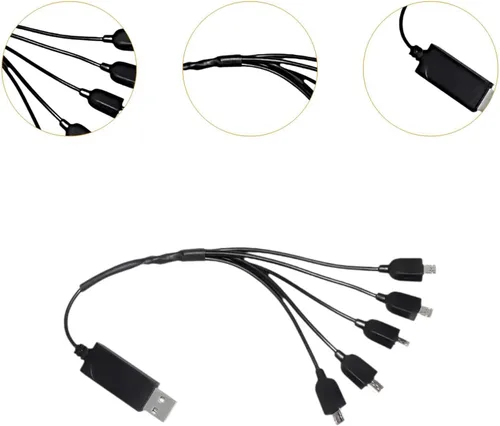 Miniatura 2 de Cable de carga para drones Recambios Fuerte Portátil Universal Drone Accesorios Quadcopter Parte para E525 S89 E88 E99 DIY Accs
