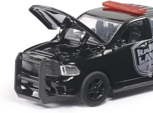 Miniatura 2 de siku 2309 Super Dodge Ram 1500 - Pastilla de policía, color negro