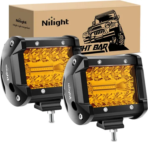 Miniatura 18 de Nilight - Luces LED marinas combinadas de punto de inundación de 4 pulgadas, 2 unidades, luces de navegación, iluminación de cubierta de pontón