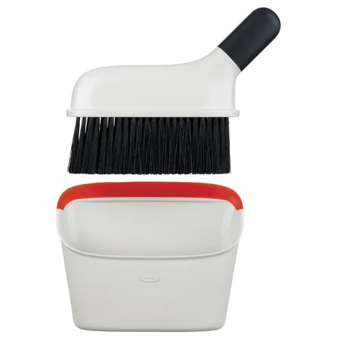 OXO Good Grips - Lote de cepillo y recogedor compactos