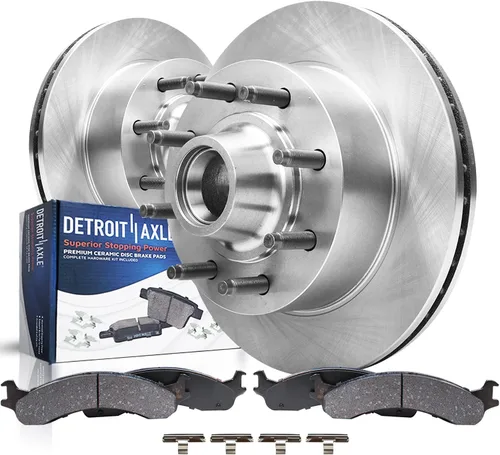 Miniatura 16 de Detroit Axle - Kit de freno delantero para Chevrolet Trailblazer GMC Envoy 2007 2008 2006-2009, rotores de freno de disco, pastillas de freno