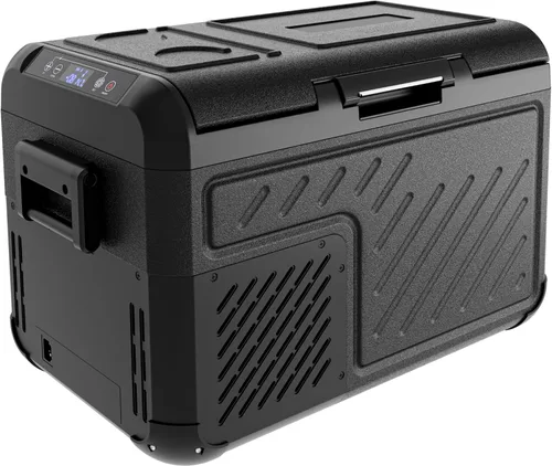 Miniatura 7 de EUHOMY Refrigerador de 12 voltios, 19 QT (18 L) congelador portátil, enfriador eléctrico -4℉~68℉, refrigerador de auto de 12V con puerta reversible