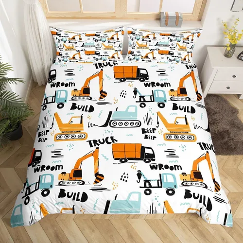 Miniatura 40 de Feelyou Juego de ropa de cama color verde azulado, tamaño individual, funda de edredón turquesa, azul, gris, grunge, degradado, para niños, niñas