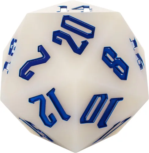 Miniatura 18 de Silicona D20 de 2.165 in, dados individuales de 20 caras gigantes D20 D20, colores camuflaje, tacto suave y cómodo, gorila perfecta