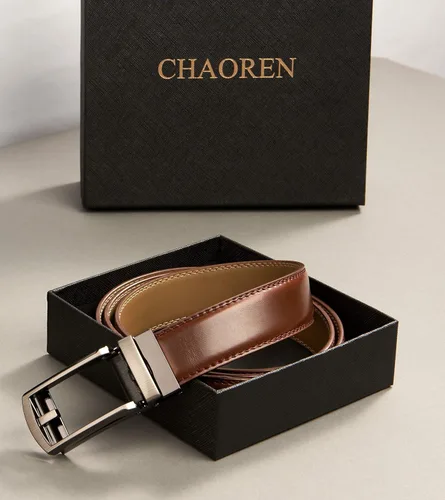 Miniatura 6 de CHAOREN Mens Dress Belt - Ratchet Belt Leather 1 14" Comfort Click - Perfect Companion to Mens Dress Shoes