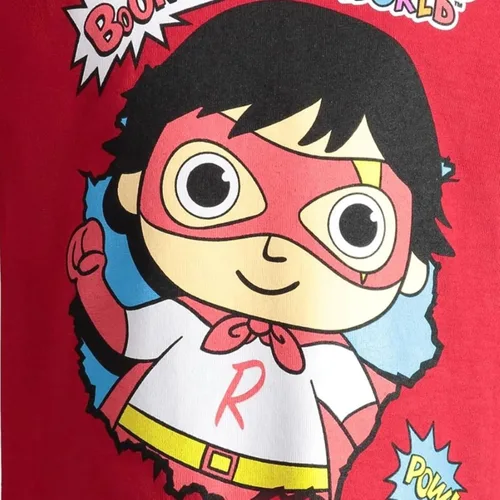 Miniatura 6 de RYANS WORLD Paquete de 2 camisetas gráficas Rojo