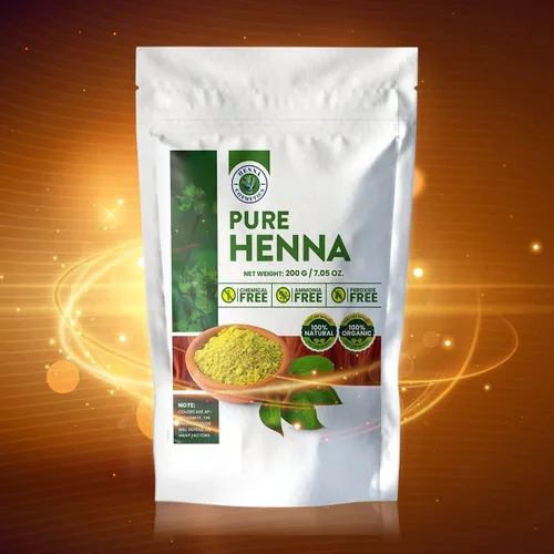 Miniatura 4 de Tinte de color de cabello de henna natural, polvo de henna 100% puro para el crecimiento del cabello orgánico (200g/7.05 onzas, Marrón Rojo)
