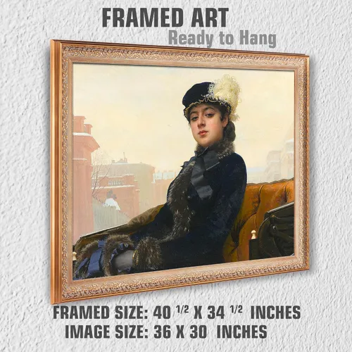 Miniatura 333 de A&T ARTWORK Campo de trigo con cipreses de Van Gogh Las reproducciones de arte clásico mundial, impresiones en lienzo giclée para decoración