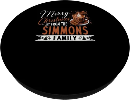 Miniatura 2 de Simmons Family Christmas Costume Hot Chocolate Matching PopSockets MagSafe PopGrip for iPhone