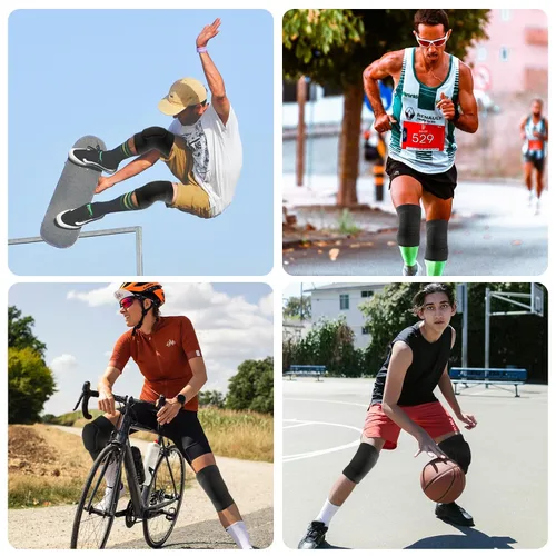 Miniatura 6 de Rodilleras de Voleibol rodilleras para Mujeres Niños Niñas, Rodilleras Suaves y Transpirables para Voleibol, Baile, Fútbol Americano, Yoga