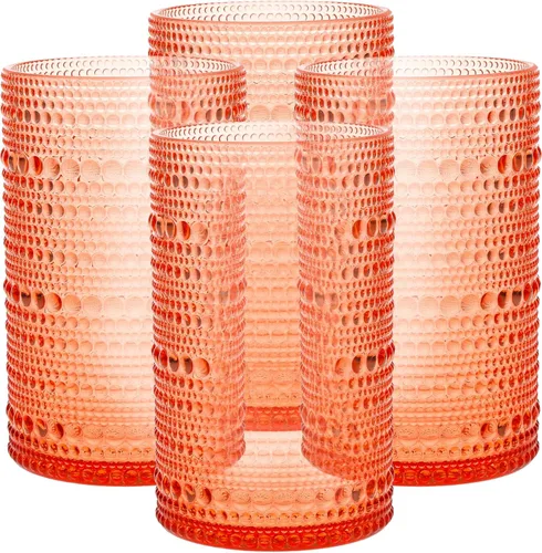 Miniatura 5 de Fortessa Orbetto - Colección de vajilla de plástico para exteriores con reborde, vaso para cóctel de bebidas heladas, 4 unidades, 385 ml, azul