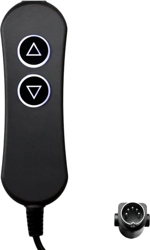 Fruhdi Sillas elevadoras reclinables eléctricas 2 botones 5 clavijas controlador de teléfono remoto control de mano con USB y retroiluminación