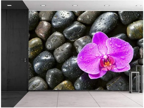 Miniatura 36 de wall26 - Black Rocks on a Lake - Mural de pared, calcomanía extraíble, decoración del hogar - 66x96 pulgadas