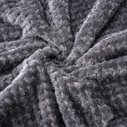 Miniatura 2 de Manta o manta mullida para bebé niña o niño, suave cálido y acogedor polar coral para bebé, bebé o recién nacido, manta de recepción para cuna, Gris